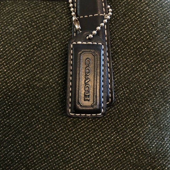 🔆 Coach ~ Vintage Green English Wool Tote 👜 - Picture 5 of 8